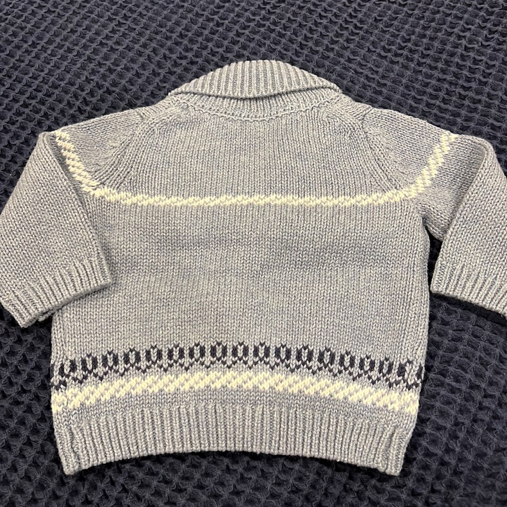 Janie and Jack Sailboat cardigan - Picture 4 of 4